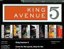 Tablet Screenshot of kingavenuefive.com